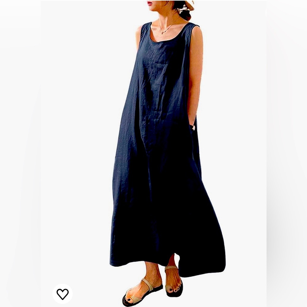 MUJI SUNDRESS WITH GARDNER POCKETS
